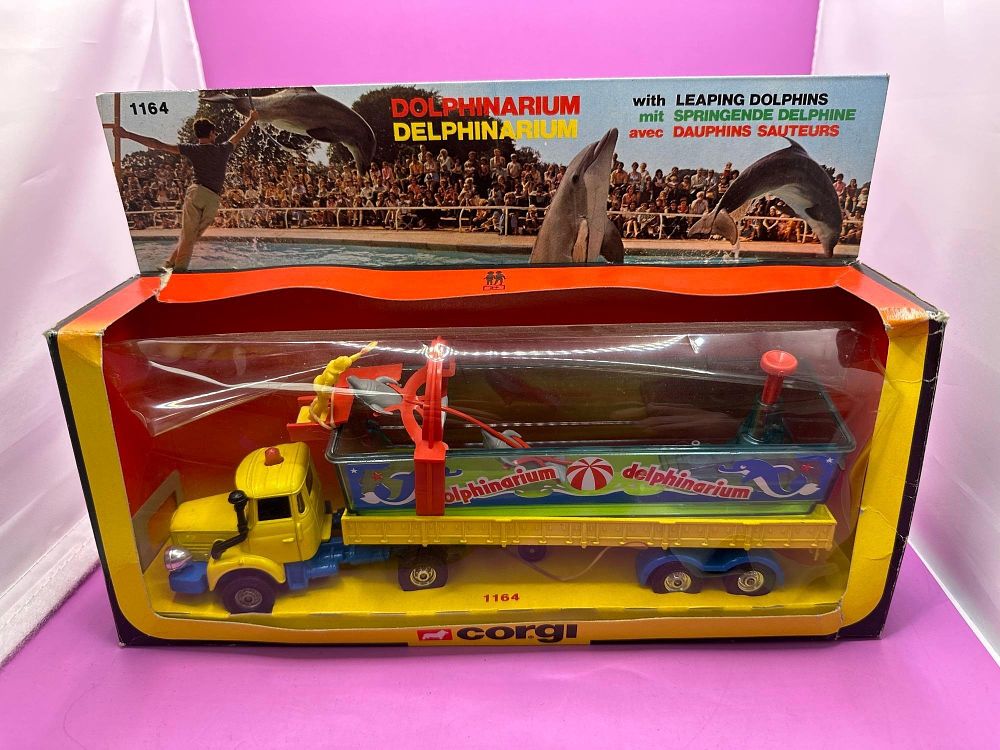 Lot 386: Hard to find Corgi Dolphinarium with leaping Dolphins....