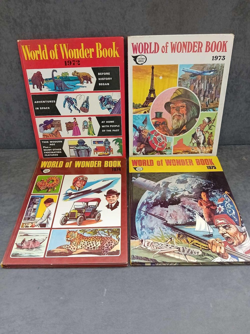 Lot 434: 4 x World Of Wonder Books 1972 1973...