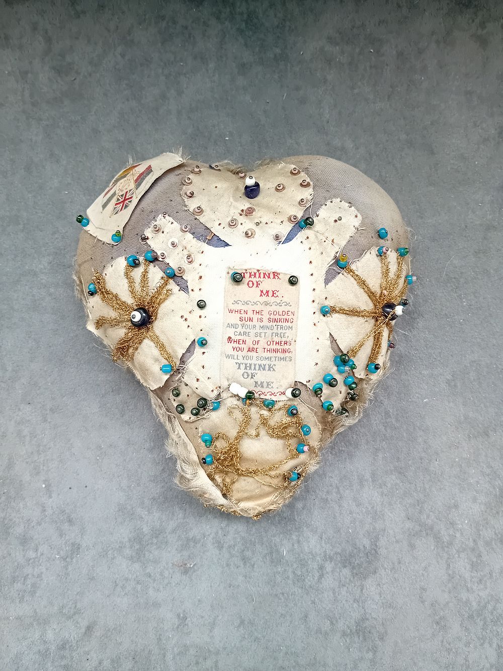 Lot 768: Antique pin cushion as pictured 