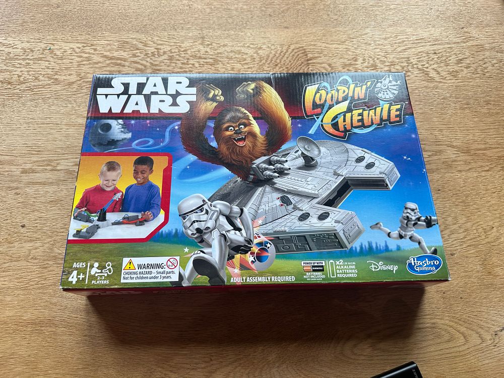 Lot 209: Loopin Chewie by hasbro - used with box but no instructions.