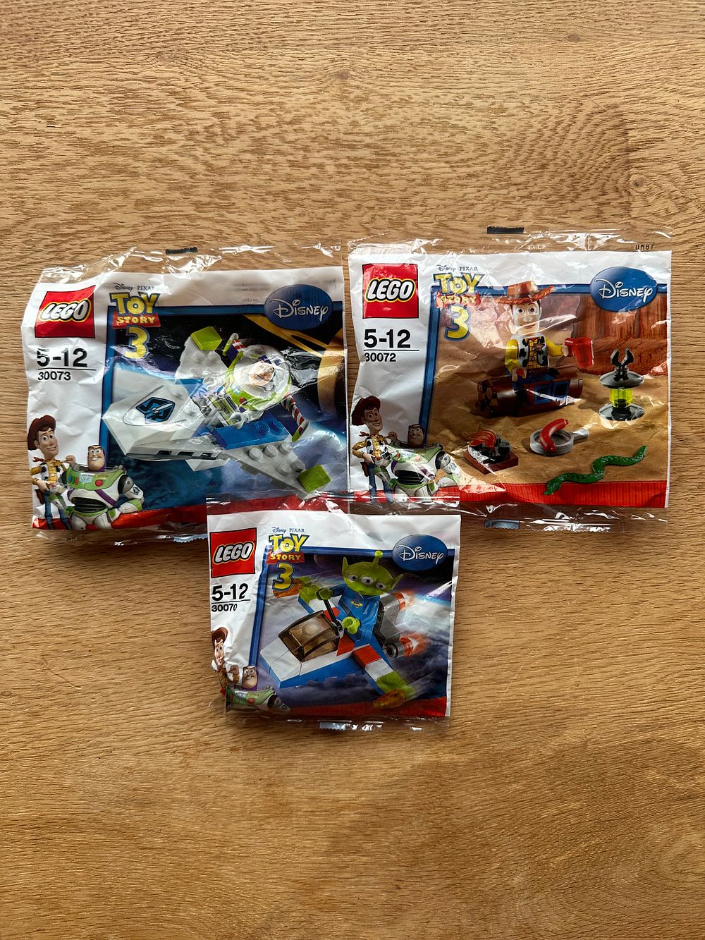 Lot 187: Lego Mixed lot of Toy Story 3 Pollybags Sets, 30070, 30072, 30073