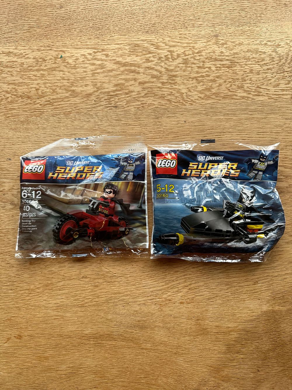 Lot 182: mixed lot of Lego Superhero polybag sets, 30160 and 30166