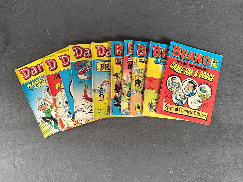 Lot 533: 10 X Beano And Dandy Mini Comics