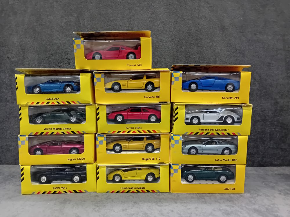 Lot 363: Lot of 13 Maisto Supercar collection as pictured