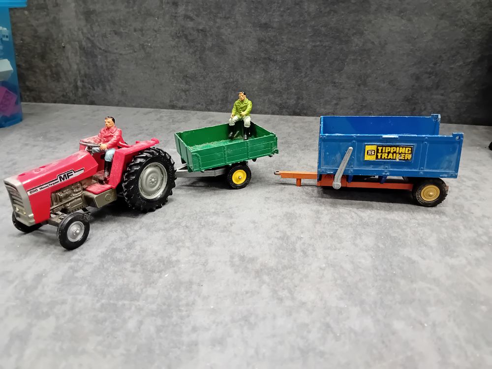 Lot 361: Britans tractor and trailer with spare trailer and...