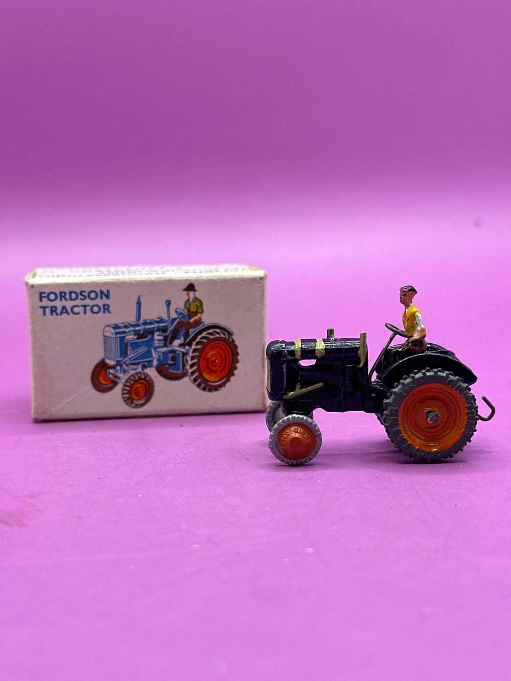 Lot 335: Britains Lilliput Number Lv604 Fordson Tractor In Navy...