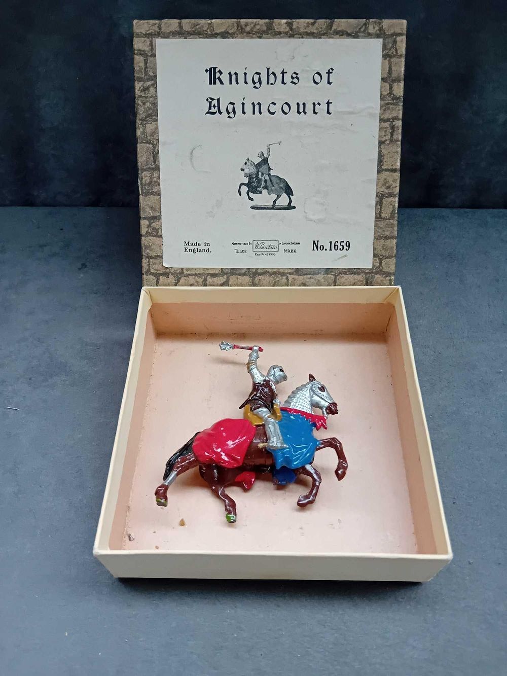 Lot 171: 1x Knights of Agincourt model made by Britain's...