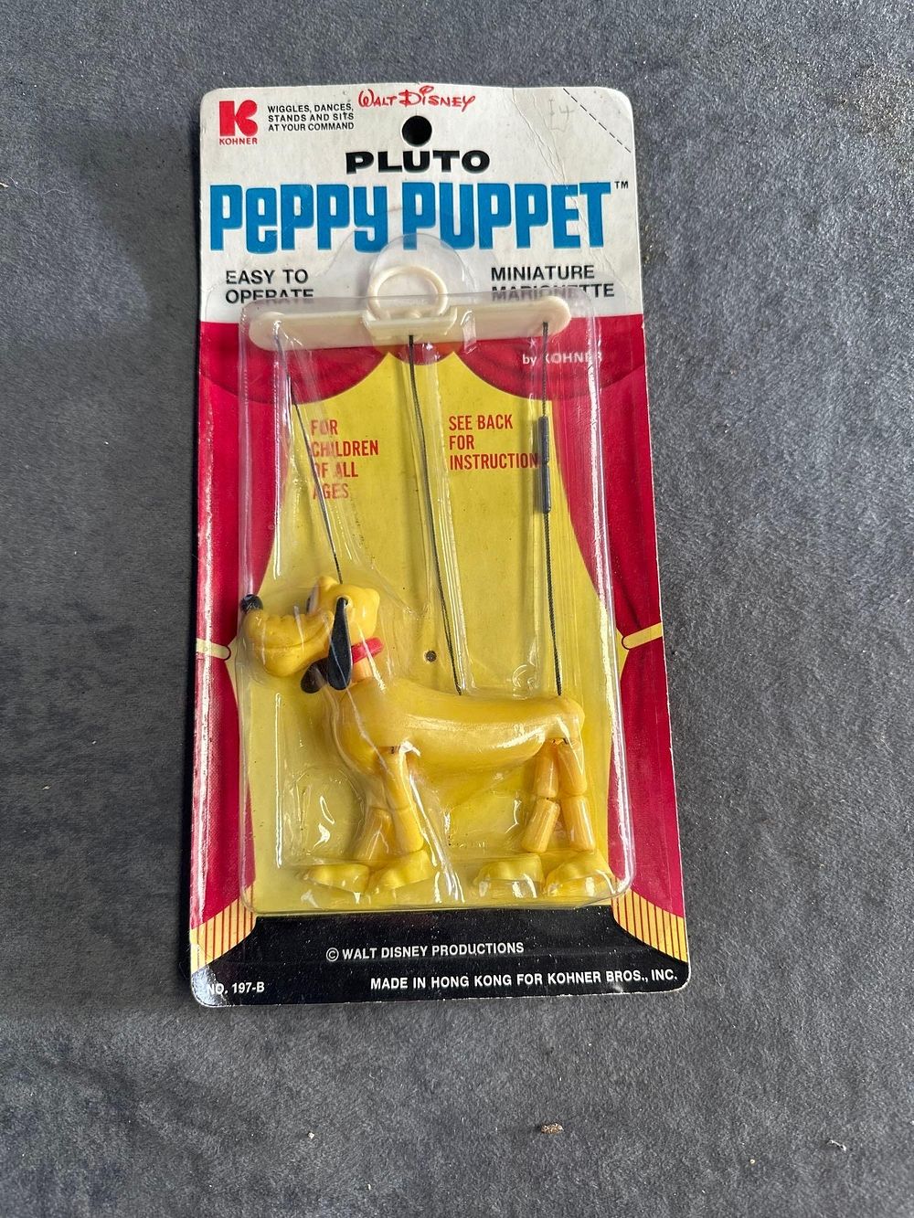 Lot 188: Kohner bros Walt Disney Pluto peppy puppet new...