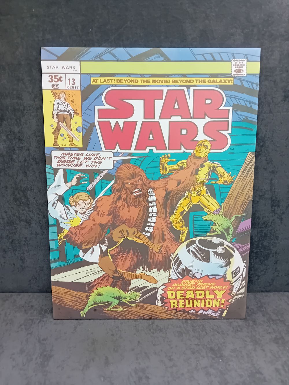Lot 450: NO RESERVE large Star Wars canvas as pictured
