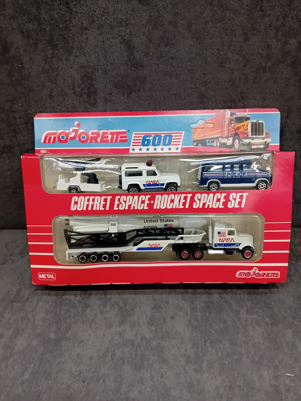 Lot 245: Majorette 600 Nasa Set 961, Majorette Range Rover Vintage Manufacture Diecast Cars, Trucks & Vans