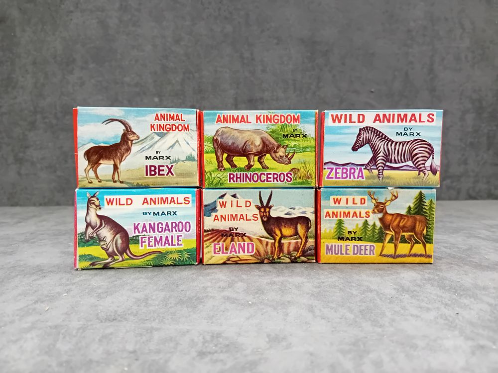 Lot 210: Vintage Marx Animal Kingdom Wild Animals - Complete...