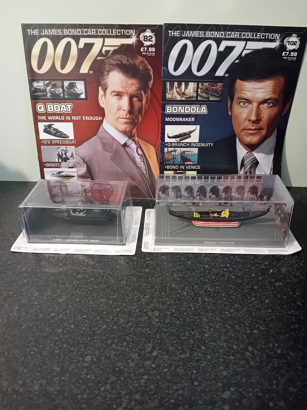 Lot 387: Lot of 2 The James Bond car collection...