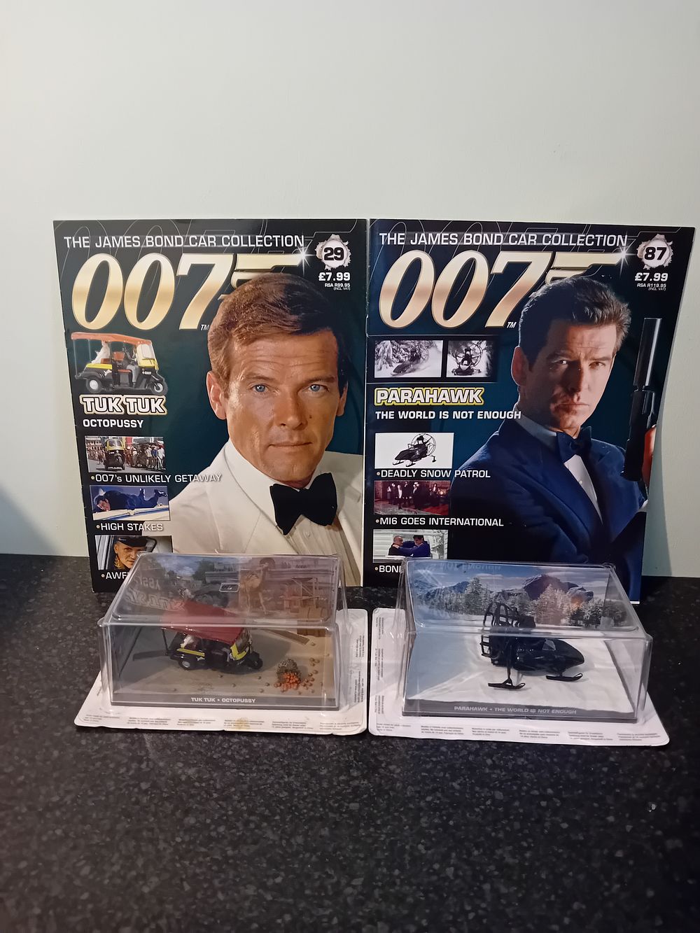 Lot 386: Lot of 2 The James Bond car collection...