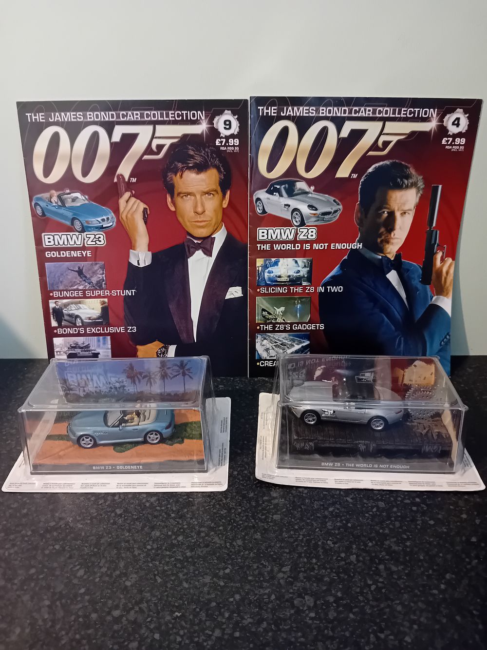 Lot 385: Lot of 2 The James Bond car collection...