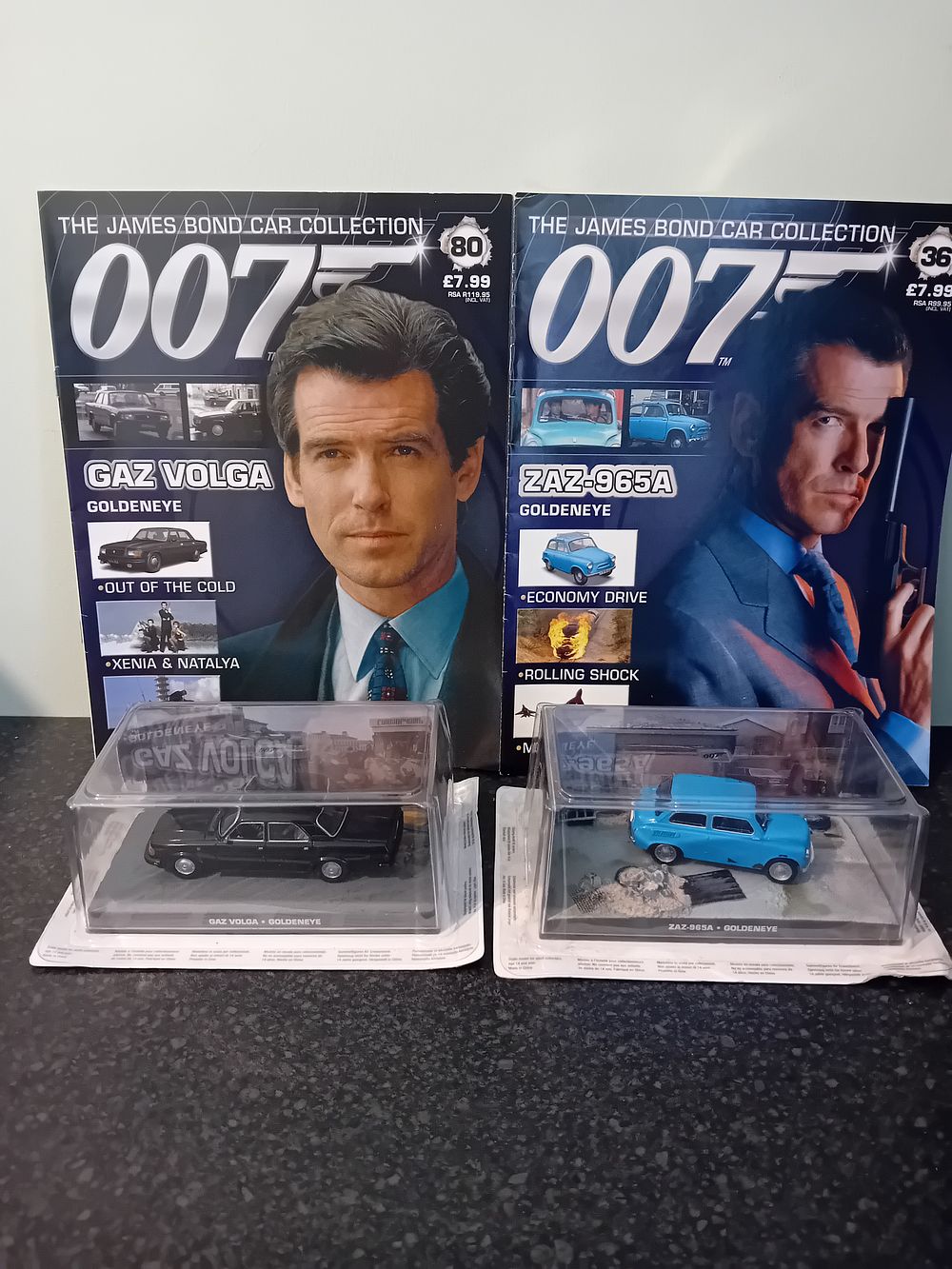 Lot 384: Lot of 2 The James Bond car collection...