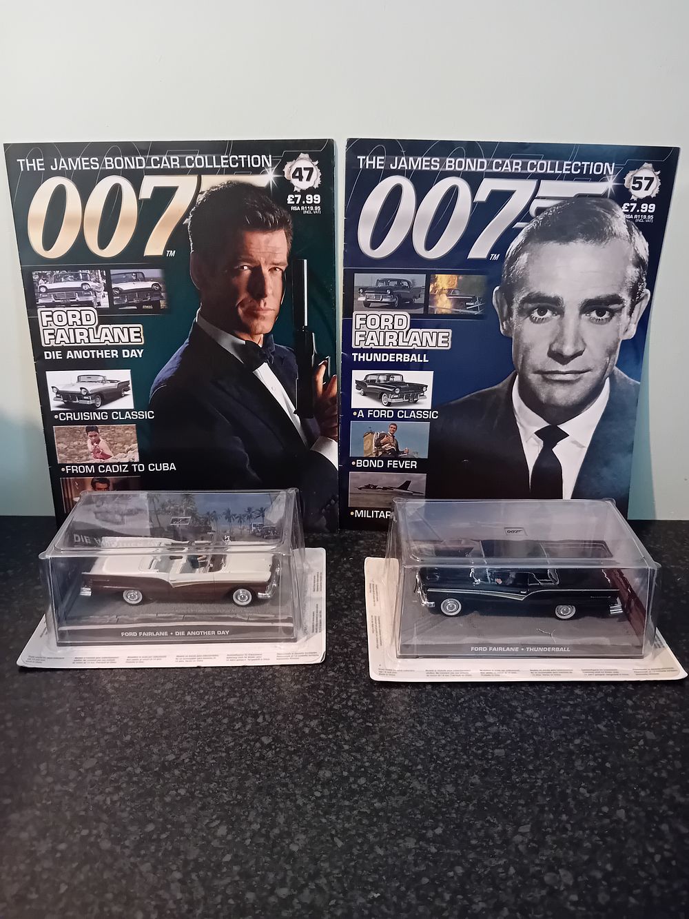 Lot 381: Lot of 2 The James Bond car collection...