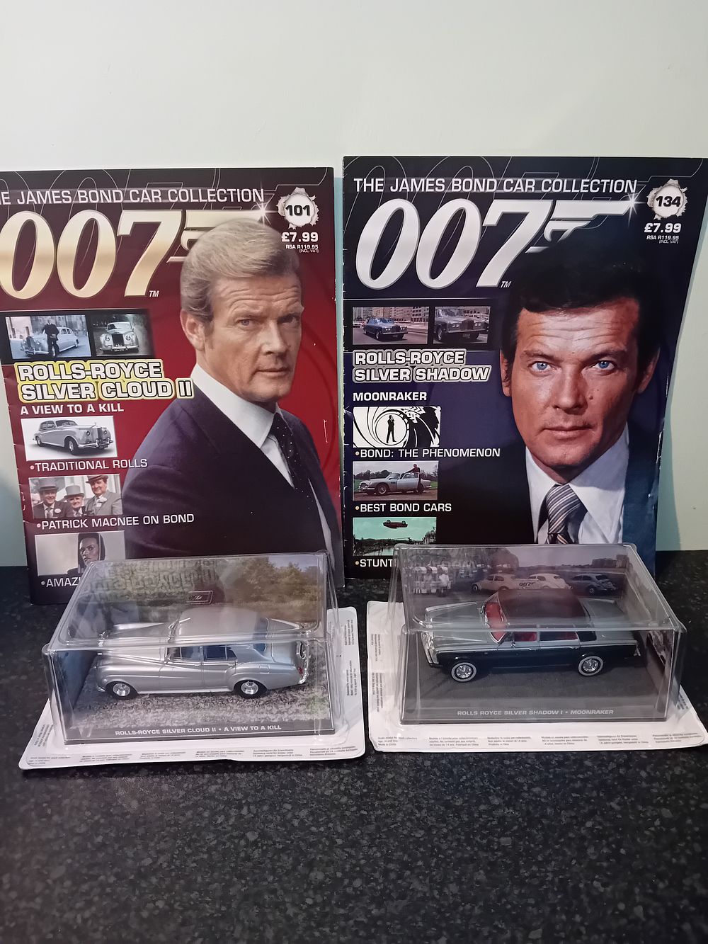 Lot 380: Lot of 2 The James Bond car collection...