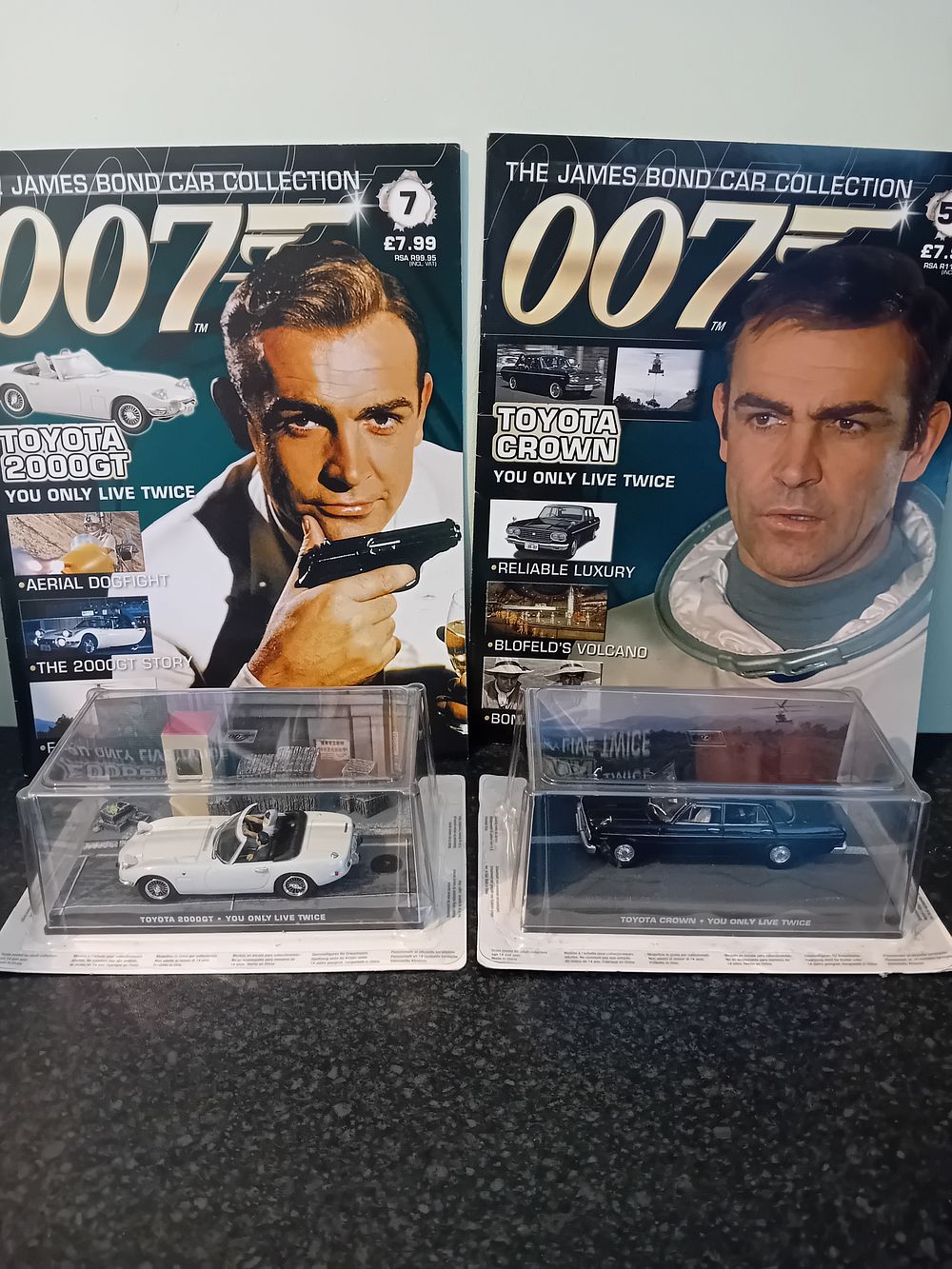 Lot 379: Lot of 2 The James Bond car collection...