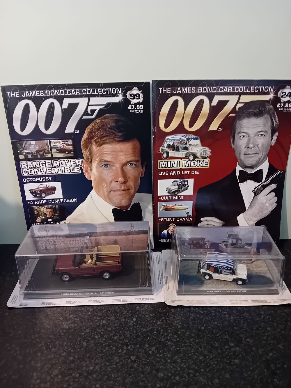 Lot 378: Lot of 2 The James Bond car collection...