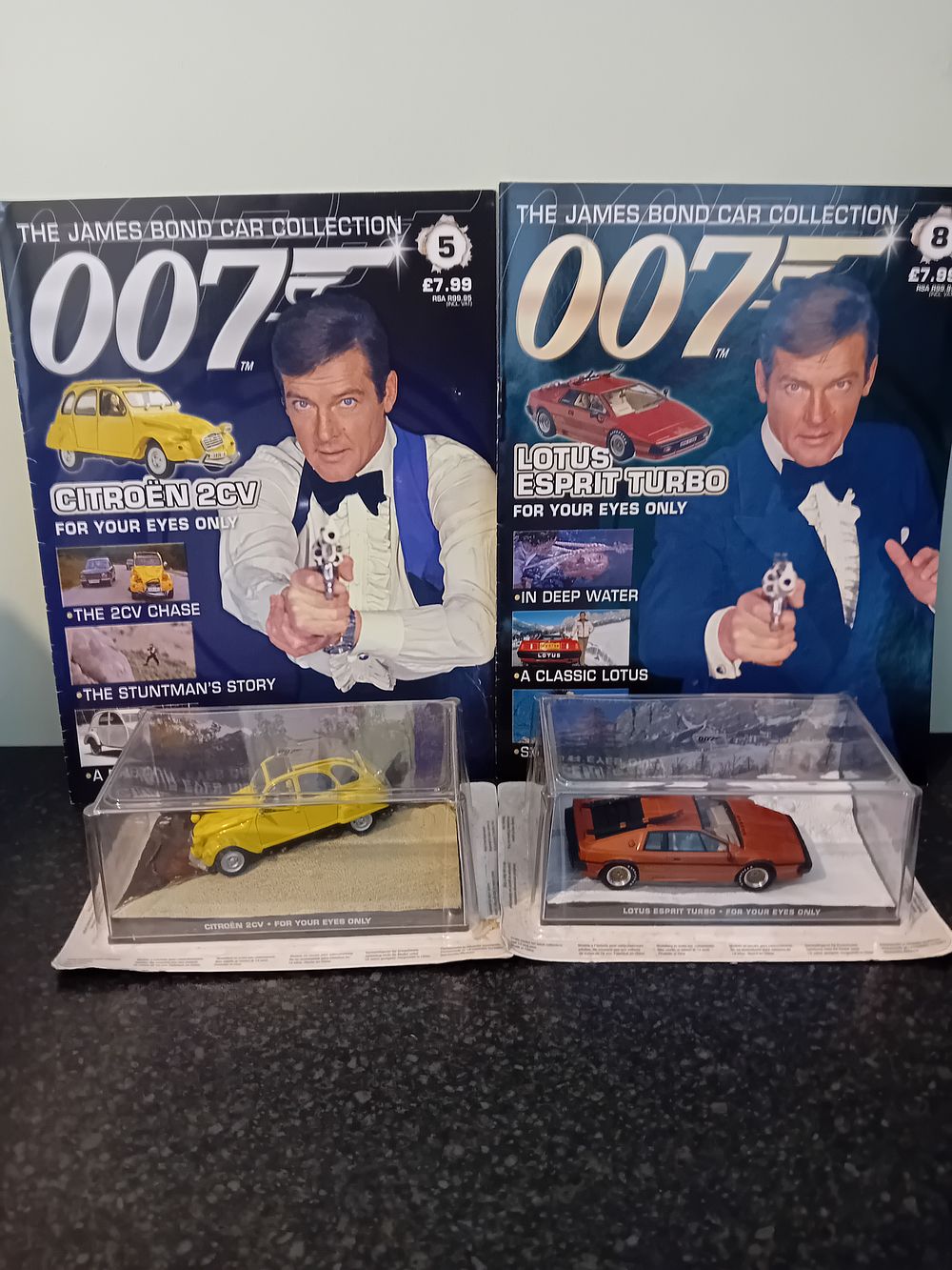 Lot 377: Lot of 2 The James Bond car collection...