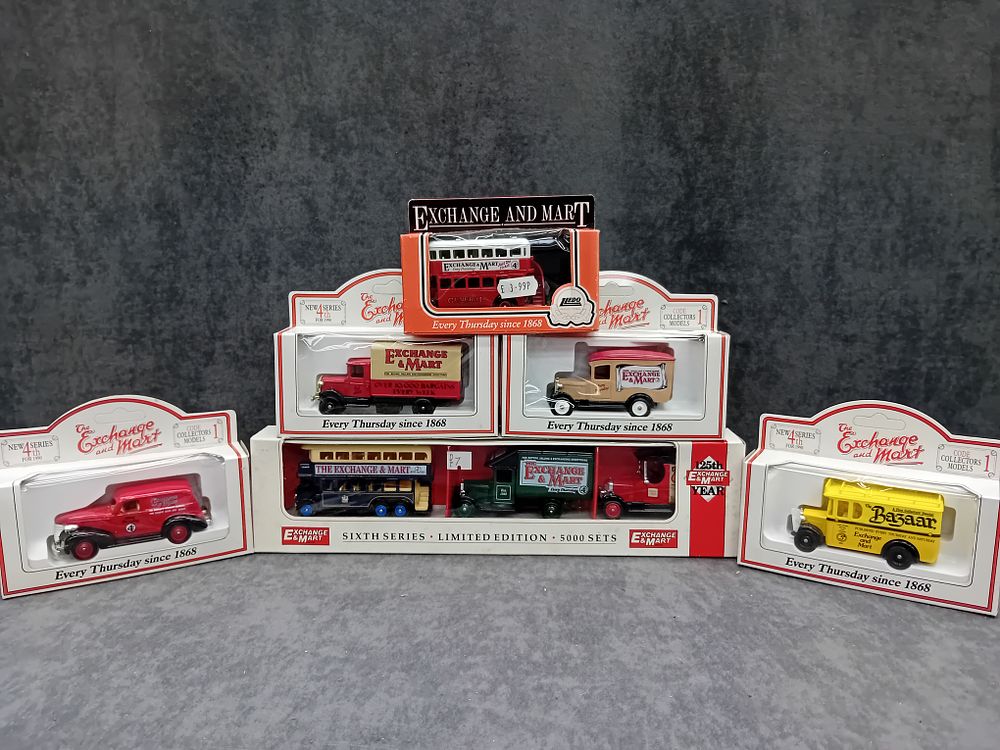 Lot 390: Mixed lot of 6 diecasts The Exchange and...