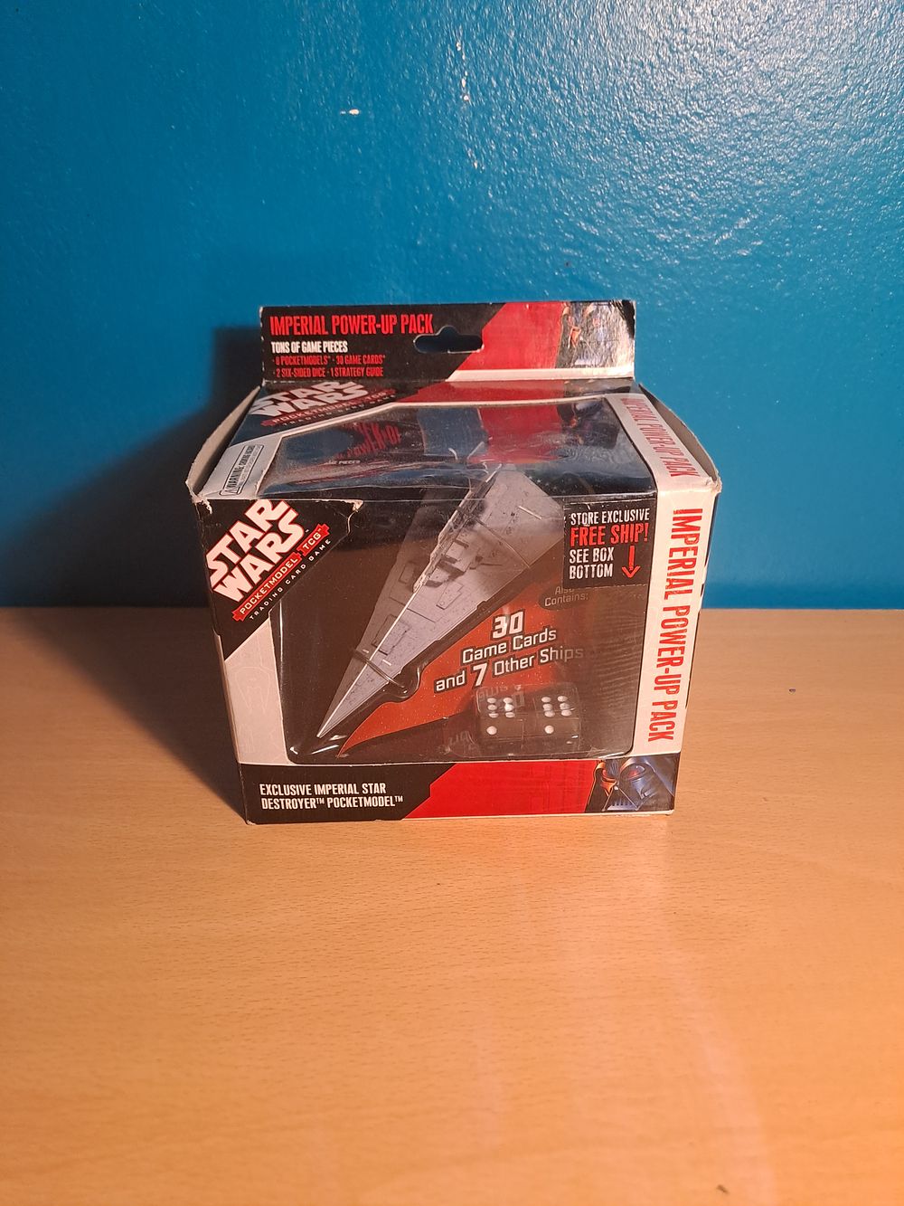 Lot 419: Star wars packet model tcg trading card game
