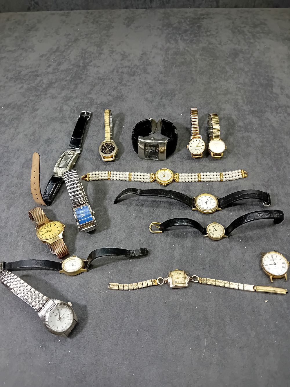 Lot 557: Huge Mixed lot of ladys Watches as pictured. 