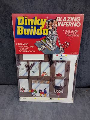 Dinky Builda blazing inferno new in original packaging as pictured