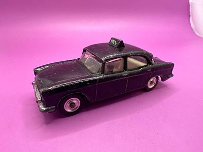 Dinky Toys Unboxed Humber Hawk Police Car In Black.