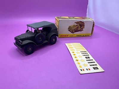 French military dinky, Toy 810 Dodge WC 56 commercial car communications vehicle, 1972 to 1974 
