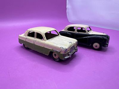 2x dinky toys, unbox models, Ford zephyr, and Austin, Somerset