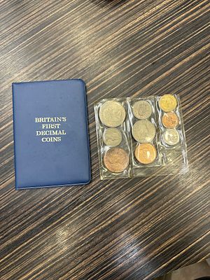 2 x British coin sets one first Decimal and one from 1953