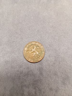 1944 curacad 2 1/2 cent coin