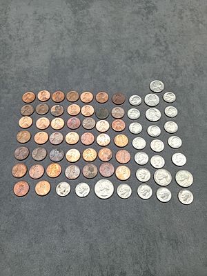Mixed Lot of American coins 1970s-90s as pictured