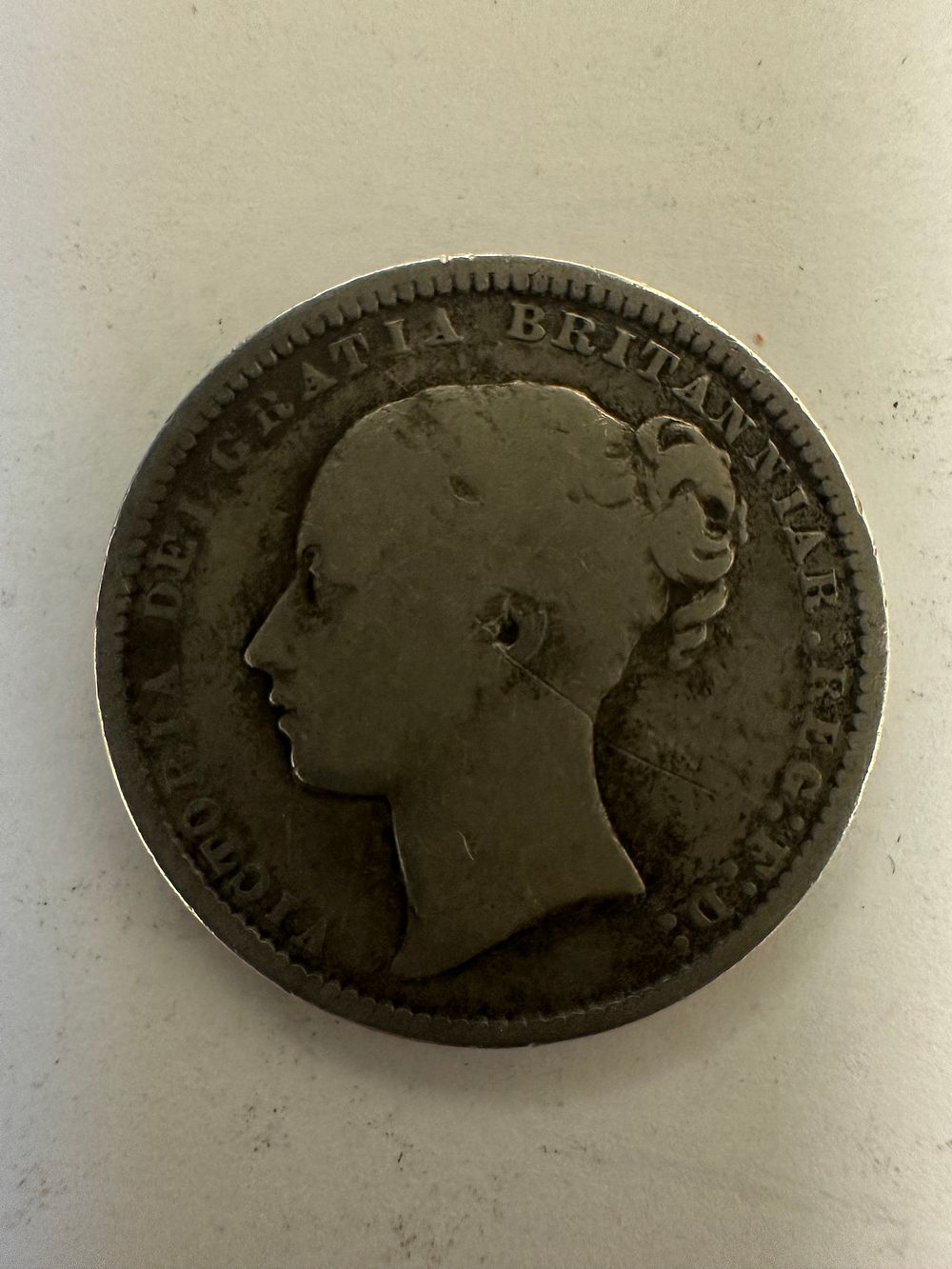 Lot 231: 1871 Victoria 1 Shilling 