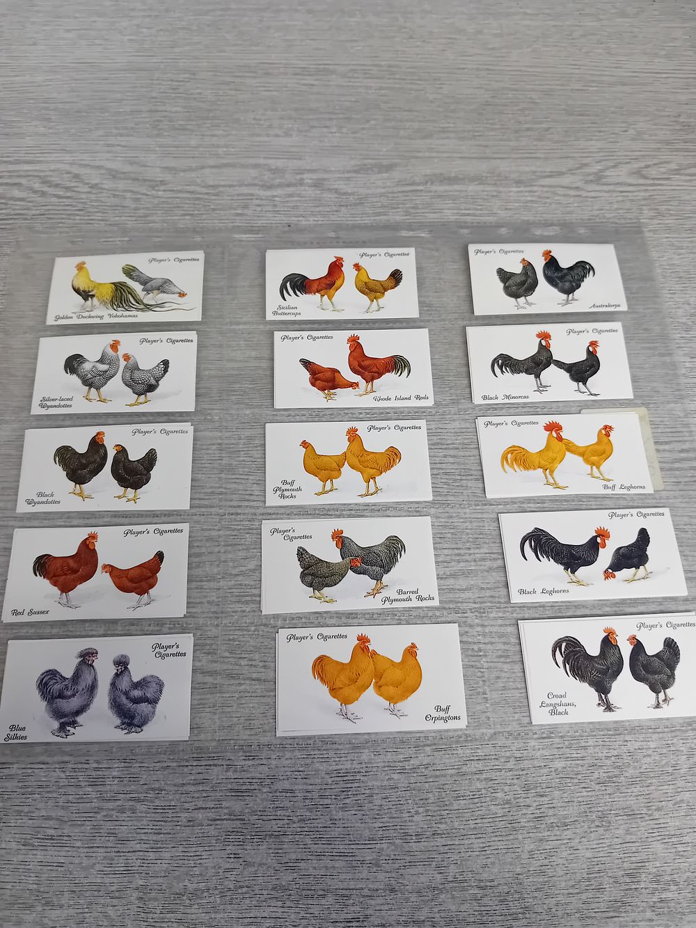 Lot 298: Players Cigarettes cards poultry collection there are a...