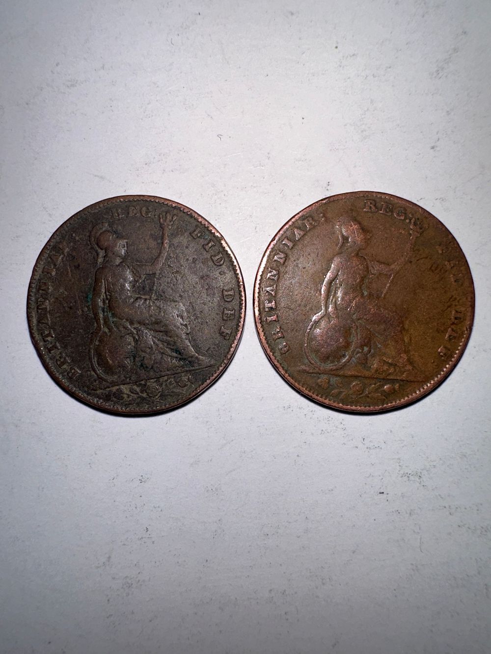 Lot 226: 2 x Queen Victoria Gratia 1840 and 1847