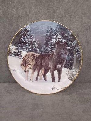 The Bradford Exchange High Ridge by Daniel Smith Winter guardians collection plate number 3579D