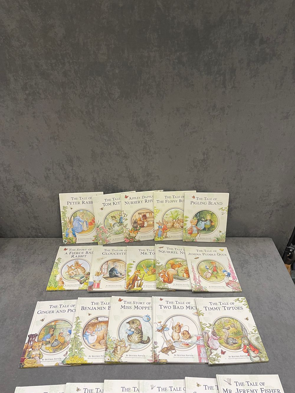 Lot 305: 21 novels by Beatrix potter based on the...