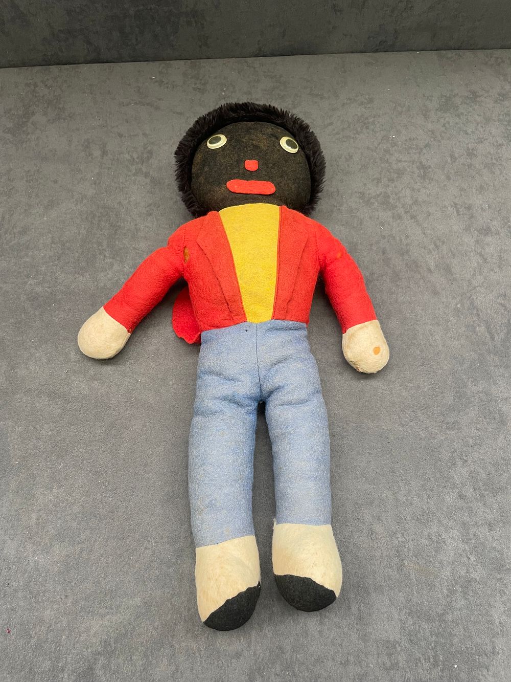 Lot 340: Vintage golly teddy little worn due to age 