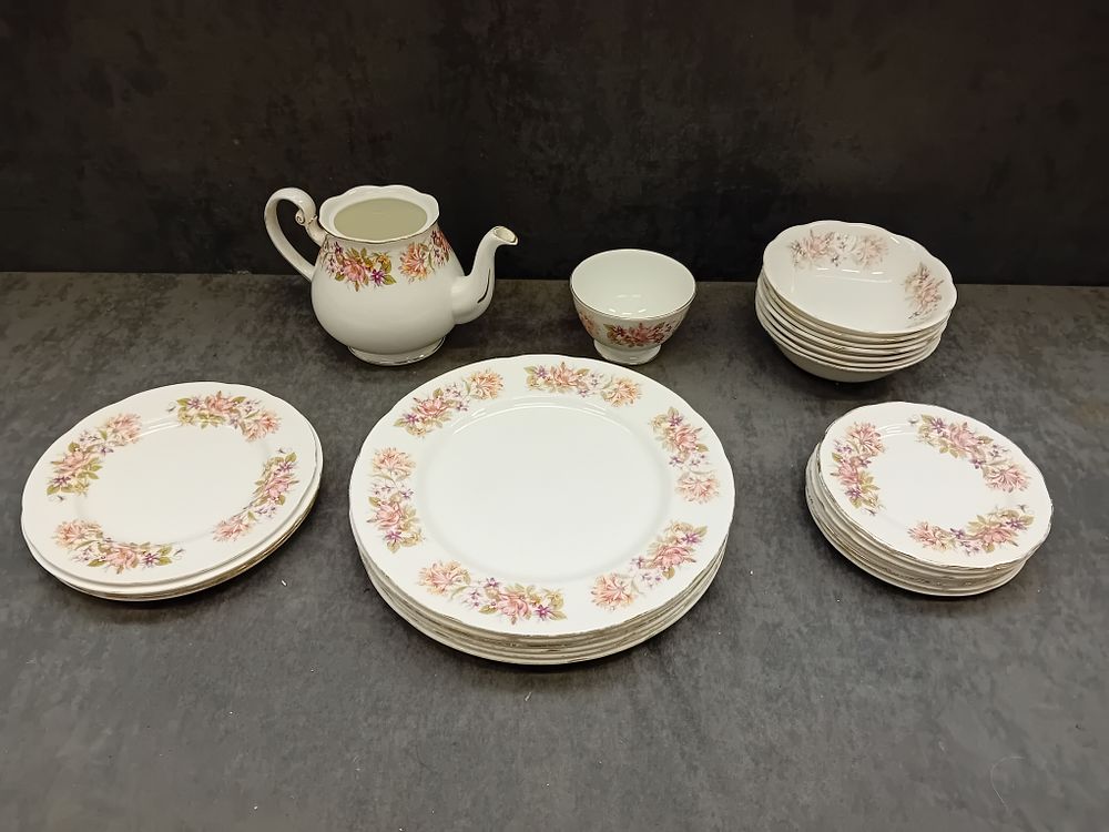 Lot 1041: Large lot of Colclough bone China as pictured...