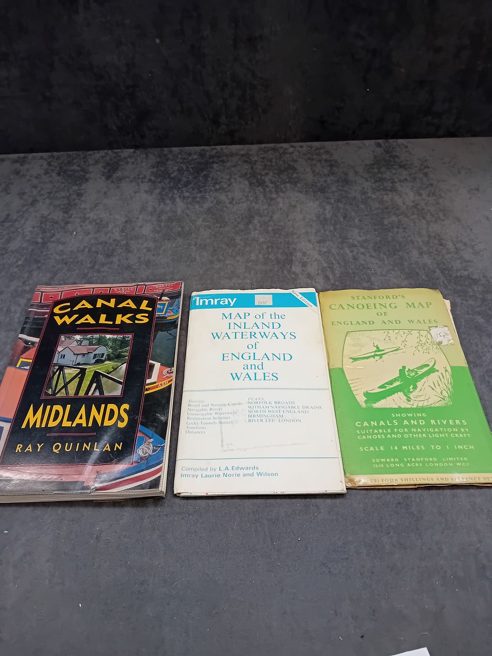 Lot 335: Tourist maps/books 1 Stanfords canoeing map 1960s 1...