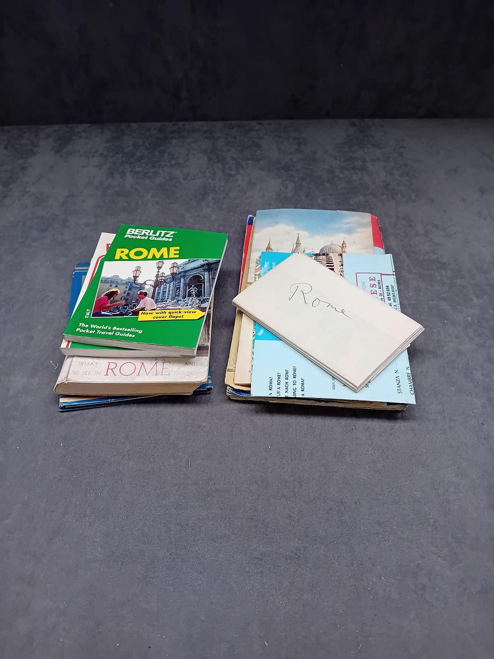 Lot 303: Italy city maps and tourism guides as pictured 