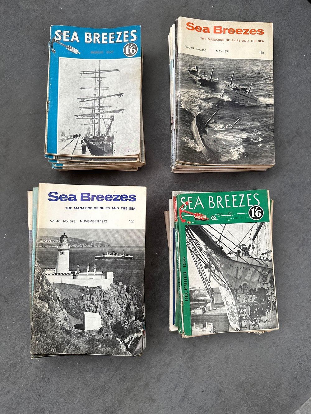 Lot 316: Collection of sea Breezes books from 1956 -...
