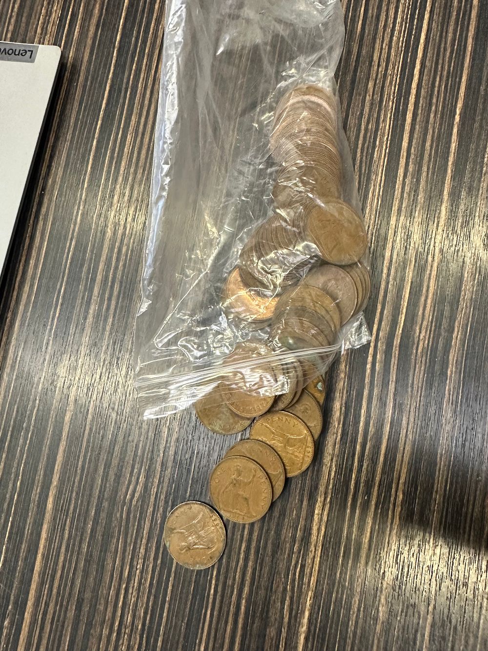 Lot 250: 58 Queen Elizabeth II Pennies 