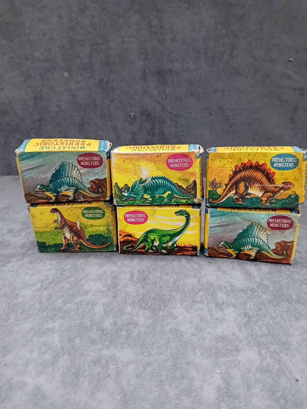 Lot 353: Vintage Miniature Prehistoric Monsters - Complete Set of...