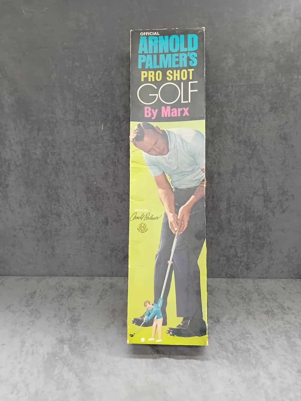 Lot 358: Official Arnold Palmer's Pro Shot Golf By Marx Toy Set Vintage Golfing Toy