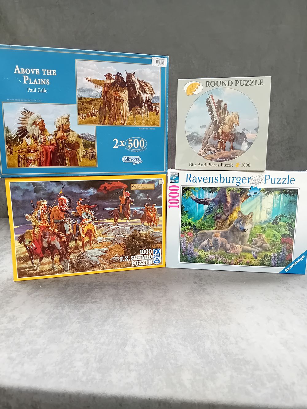 Lot 362: Mixed lot of 4 puzzles as pictured 2...