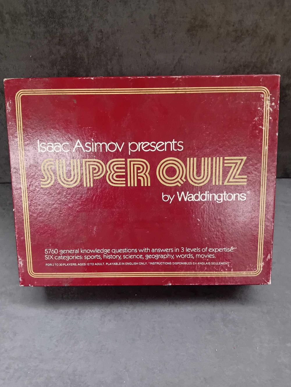 Lot 369: Isaacs Asimov presents Super Quiz by Waddingtons