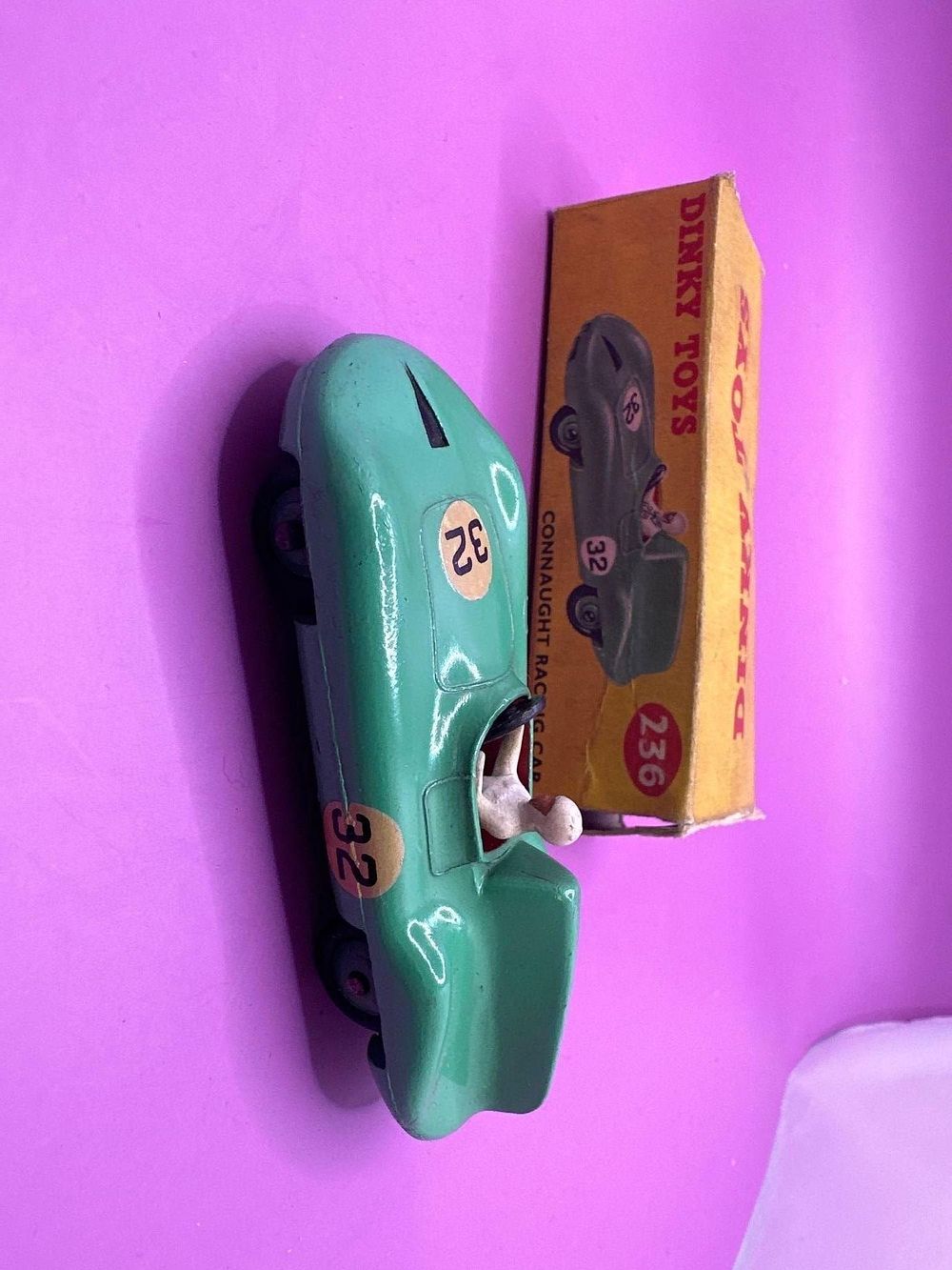 Lot 702: Dinky Toys 236 Connaught Racing Car In Pale...